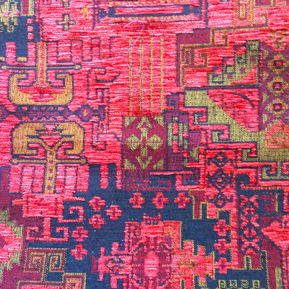 2 yards woven upholstery fabric